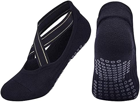 Slatiom 2021 Nove žene Yoga čarape protiv klizanja ručnik dno zavoja Pilates čarapa prozračna leđa Barre Sport Plesne čarape