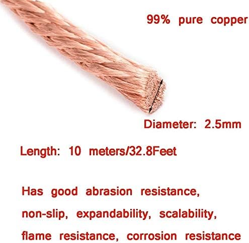 bakarna pletena žica pletena bakarna žica odvodni kabl električni nasukani okrugli goli Spiralni fleksibilni
