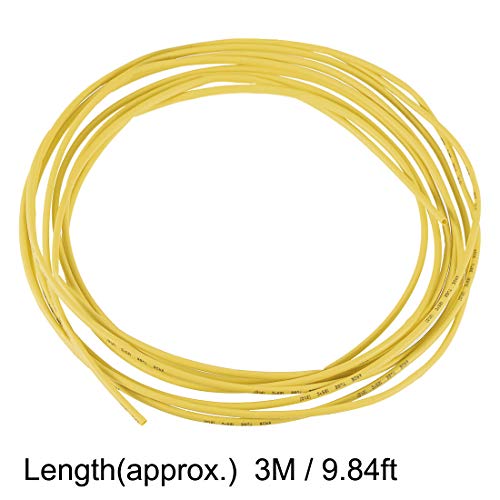 Uxcell cijevi za toplinu, 3/16 DIA 8,55mm ravna širina 2: 1 omjer skupljive cijevi kabel kabela 10ft -