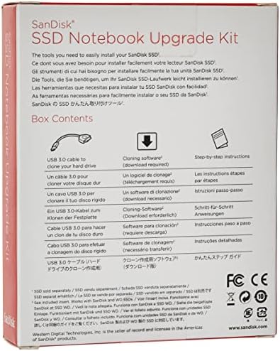 SanDisk SSD za nadogradnju notebook-a - SDSSD-UPG-G25 Black