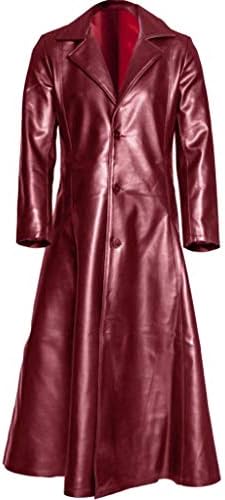 Muška moda Vintage Gothic Dug sloj prevelike jakne od laganog kaputa