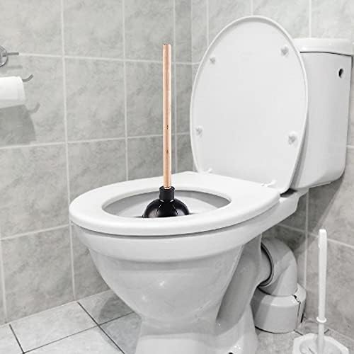 Walnuta kupaonica čišćenja toaletni klip snažan toalet usisani drveni štap ručice wc wc usis