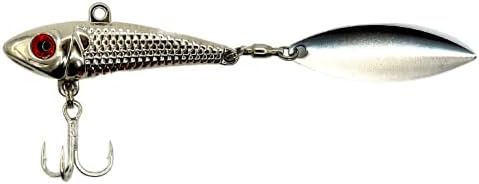 Srebrni šaranski repni spinner vib mamac za ribolov svinja dugačko mamac za bas sečivo za prespit pastrmke