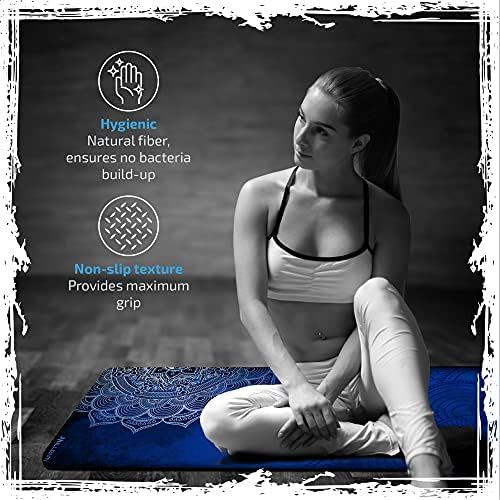 Millenti Vježba Yoga Mat Non-Slip-6mm višenamjenski antilop & amp; teksturirana TPE yoga Mat sa trakom za nošenje, Premium-Print Yoga Mat dizajn za vježbe na podu