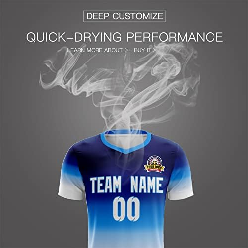 Personalizirani nogometni šorc Custom Odrasli za mlade nogometne majice sa imenom tima Broj logotipa
