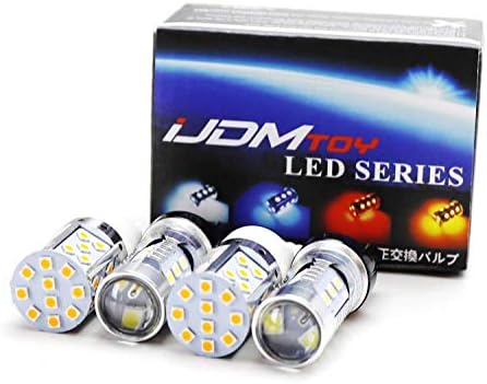 Ijdmtoy Complet LED dnevni light, komplet za pretvorbu signala Kompatibilan sa Jeepom 2018-up Wrangler JL Rubicon, Sahara W / Dvije svjetlosne žarulje DRL / trepere