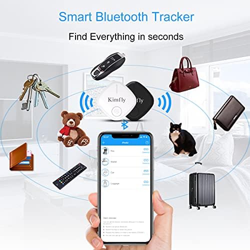 Lokator ključa sa aplikacijom, 2 paketa Wireless item Finder, Ultra tanak Smart Bluetooth ključ za praćenje telefona, ključ, novčanik, kućne ljubimce, torba, daljinski