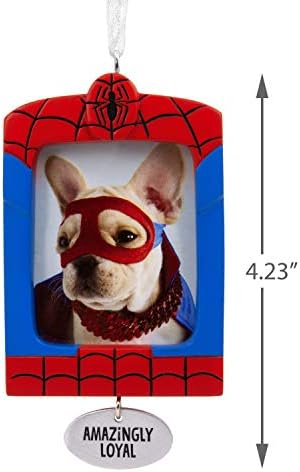 Hallmark Božićni ukrasi, MARVEL Spider-Man ukras okvira za kućne ljubimce, 2hcm5404