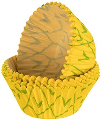 Ananas tropsko lišće dekorativne šolje za pečenje - papirni ulošci sa uzorcima za Cupcakes, muffini-broj