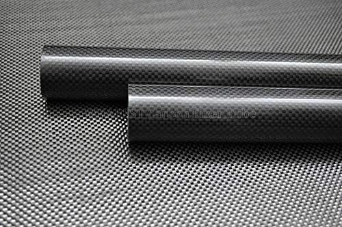 2kom WHABEST 5mm od X 3mm IDX 500MM Roll umotana cijev od karbonskih vlakana 3k / cijevi 5x3