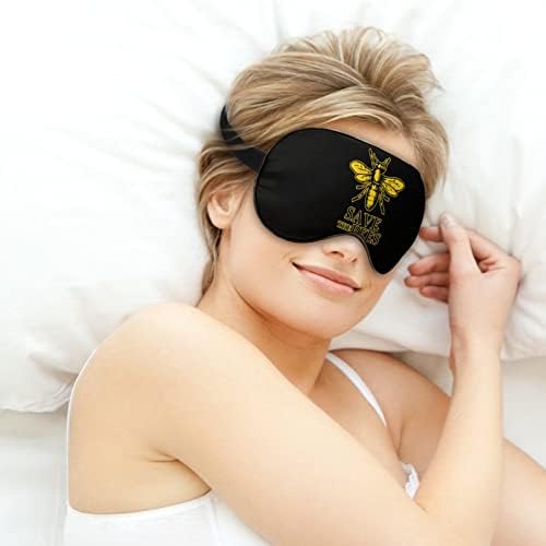 Spremite pčele Sleep Maska za oči Slatka slijepo traka zaklopke za oči za žene za žene Pokloni