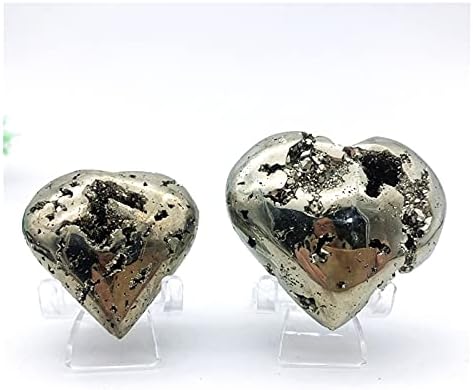 Seewoode AG216 1pcs Prirodni piritni oblik srca kvarcni kristali sirove i mineralno ozdravljenje Energy