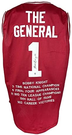 Bob Knight potpisao po mjeri Crvenog fakultetskog statskog košarkaškog dresa Steiner