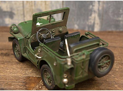 秋月 貿易 Vintage auto figurice, W17 × D7.5 × H8cm, vojska mini