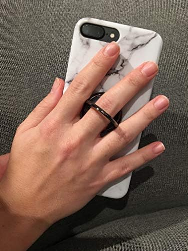 3Droza Anne Marie Baugh - uzorak - slatka narančasta i crna karirana uzorka - telefonski prsten