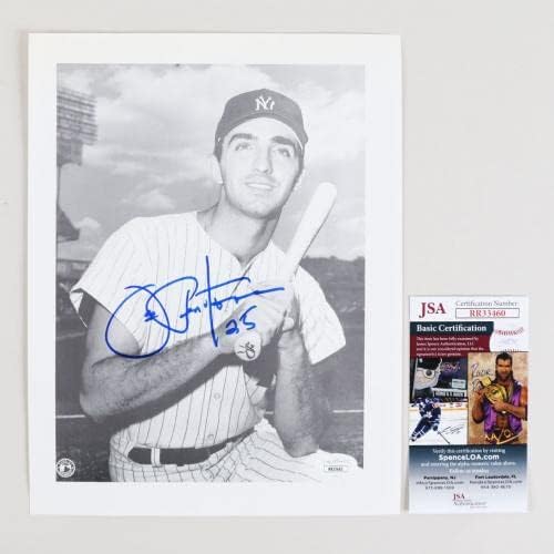 Joe Pepitone potpisao je fotografiju 8 × 10 Yankees - COA JSA - AUTOGREM MLB Photos