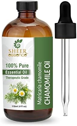 Sheer Essence Esencijalna ulja 4oz - čista i prirodna - terapijska ulja - ogromna 4 tečna unce