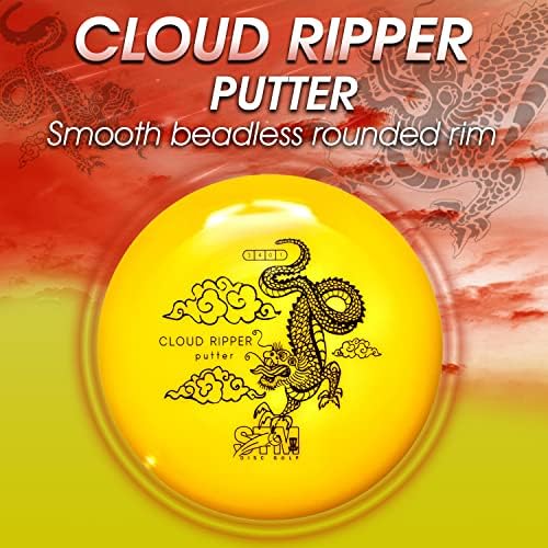 STM disk Golf oblak Ripper Thetter-Light Težina Frisbee Voltxplore Plastični komforan i svestran disk za odrasle-PDGA odobren 172-175g - žuti