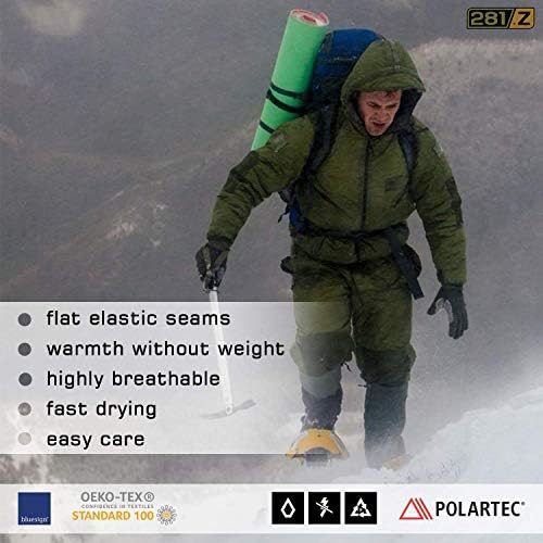 281Z planinarenje topli 6 inčni obloge Boot čarape - Vojni taktički vanjski sport - Polartec Fleece Zimske