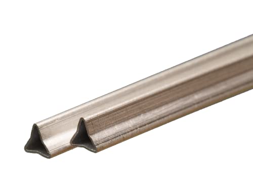 K & S 5098 aluminijumska trokutasta cijev, 12 dugačka, 2 komada, izrađena u SAD-u