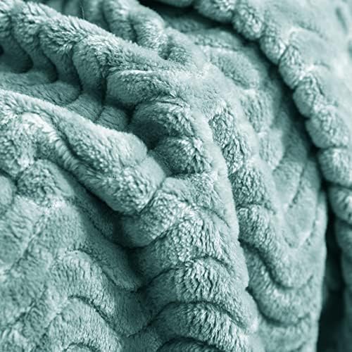 Exclusivo Mezcla Veliki Flannel Fleece baca, 50x70 inča Meka jacquard tkani tkanje vala uzoraka za kauč,