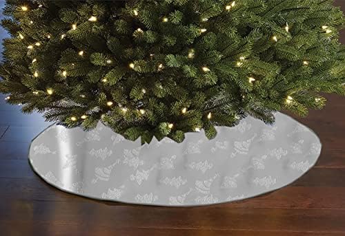 Lovemyfabric 56 okrugla suknja za božićne i odmor Dekor / snježne pahulje / božićna stabla / zvijezde