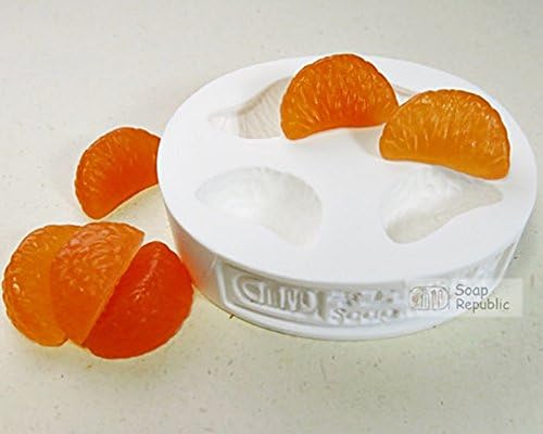 Soaprepublijski mini narančasti kriška / 4 u 1 / silikon kalup sapuna