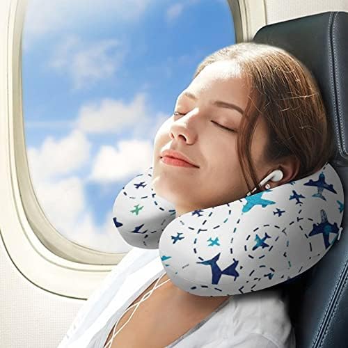 Jastuk za putni vrat jastuk u obliku pjene u obliku aviona jastuk za podršku za glavu