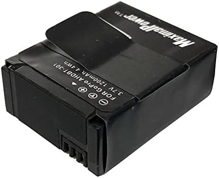 MAXIMALPOWER Zamjenska baterija za modele akcijske kamere GOPRO AHDBT301