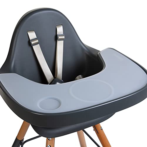 Childhome Evolu Jedan.80 ° visoka stolica, 2 u 1 Baby visoka stolica sa okretnom za 180°, prenosiva visoka