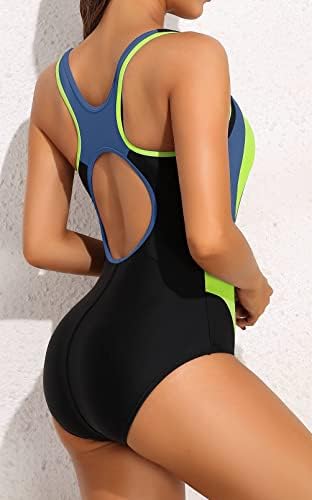 ATTRACO Ženski jednodijelni blok u boji kupaći kostim Atletski kupaći kostim za trening
