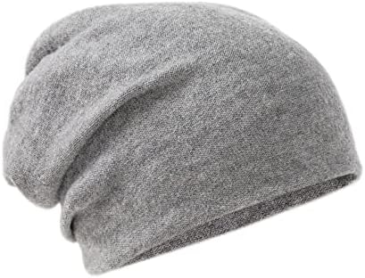 Villand Merino vuna Beanie Hat za žene i muškarce sa poklon torbom, dvoslojni vuneni šešir, pletena skijaška kapa za zimu