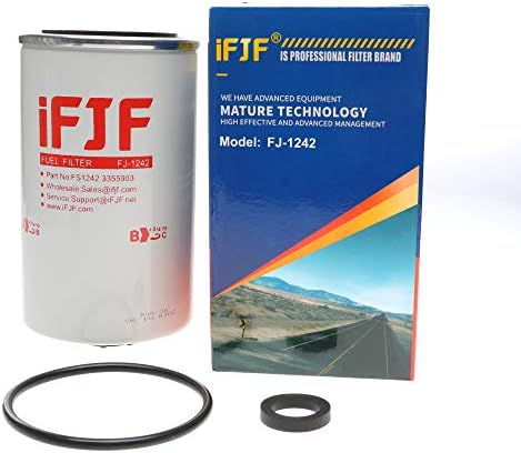 IFJF FS1242 Zamjena filtra za gorivo / vodu za 3355903 Nadogradnja FS1015 FS1015B 10 Micron zamjenjuje 95242 31701062 86242 BF1249-O WK940 / 36x