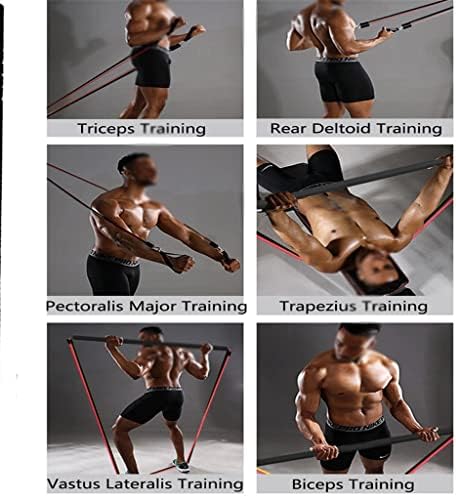Yfdm trake za otpor na vježbanje Yoga elastična traka nadogradnja trening bar Set Oprema za fitnes Pilates