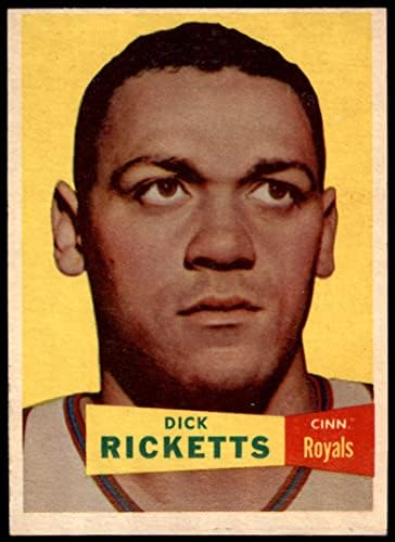 1957. TOPPS Redovna košarkaška karta8 Dick Ricketts iz Cincinnati Royals Grade Odlična