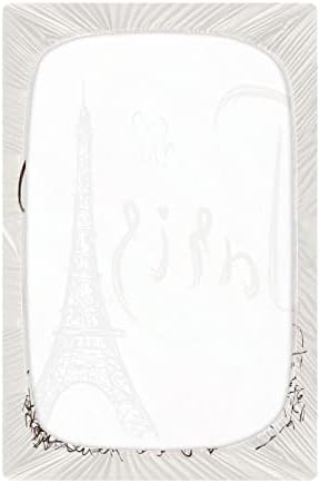 Eiffelov toranj Paris plahte za dječake i djevojčice spakujte i igrajte plahte Super meke Mini plahte za krevetić
