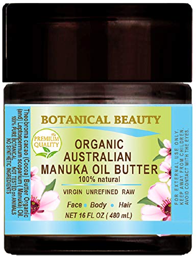 Manuka ulje puter australijska sirova Djevičanska nerafinirana za lice, tijelo, kosu. Suha koža, ispucale