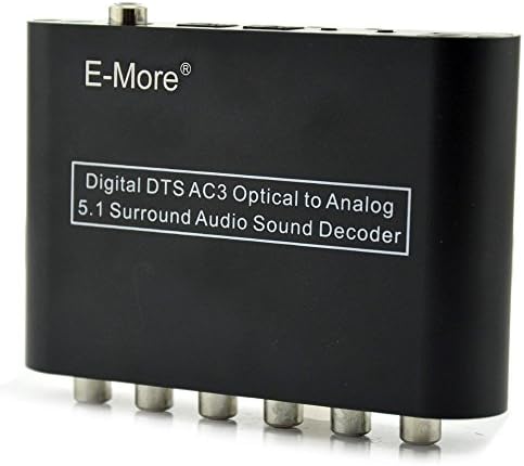 Easyday High Ouality Digital AC3 DTS optički SPDIF/koaksijalni Audio na analogni 5.1 kanalni dekoder zvuka Surround zvuka