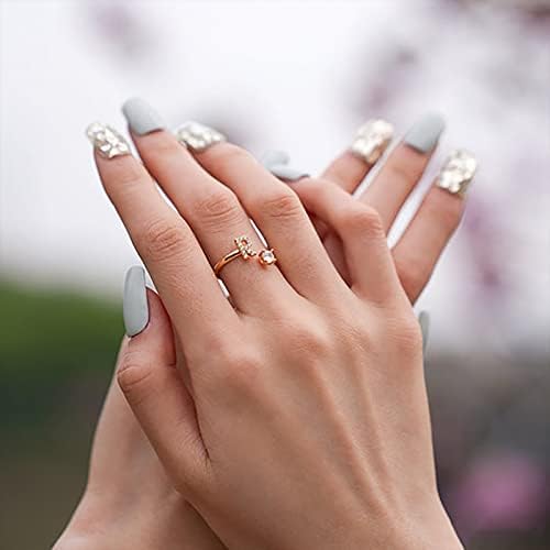 Bižuterija Za Žene Pismo Prstenovi Otvoreni Prstenovi Prijedlog Poklona Svadbeni Zaručnički Prstenovi Modni Prstenovi