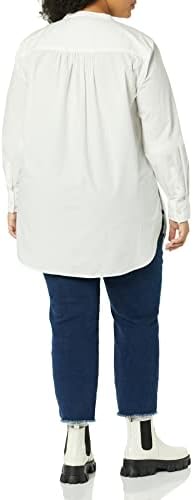Essentials ženska košulja sa dugim rukavima tunika Poplin