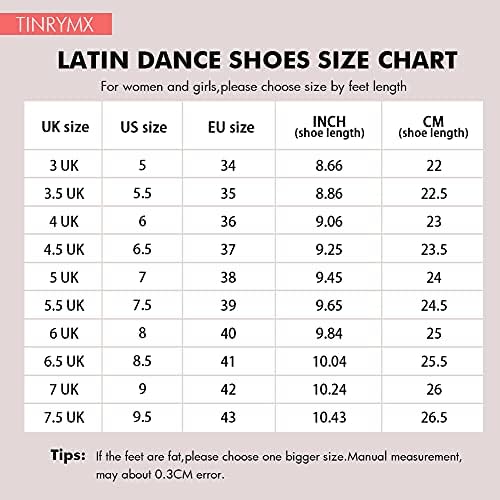 Tinrymx Womens Latino plesne cipele satenske tango performanse Profesionalne ballsorom salsa plesne cipele, model-ycl445