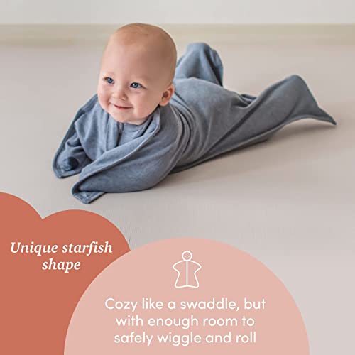 SleepingBaby Poly Zipadee-Zip swaddle Transition Baby Swaddle pokrivač sa patentnim zatvaračem, udoban omot za vreću za spavanje