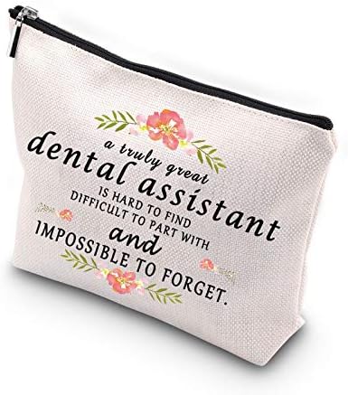 WCGXKO stomatološka pomoćnica poklon da poklon zipper torbica kozmetička torba za stomatološku asistent odlazak u avalijaciju u penziji