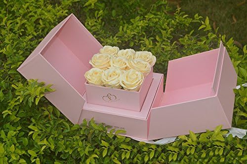 JDCMYK 2021 Poklon kutija za cvijeće, može otvoriti dvije strane, ukras za vjenčanje, favorizira poklone za