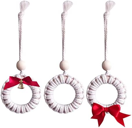 Božićna tema Garland Mini Woven Garland Ornament Božićno drvce Privjesak za kućne ukrase Giant Ornament Balls