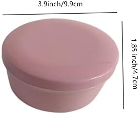 2pack plastične posude za sapun sa sapunom sa poklopcem, prijenosni mini okrugli sapun držač za sapun, kućište