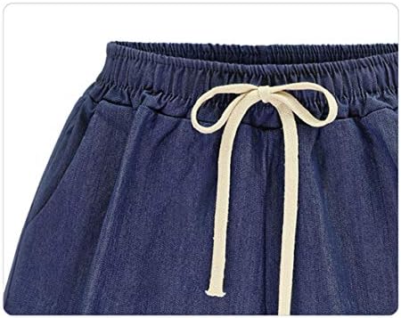Andongnywell Womens Comfy Crtesstring Casual Elastic Struk Pokažene kratke hlače Ležerne prilike kratke pantalone