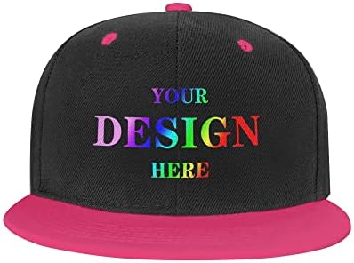 Prilagođeni šešir sa HAP-om Hip Hop Hat Dodajte svoj dizajn ovdje Unisex Personalizirani kape sa prilagođenim kapute za kamion