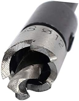X-DREE 12mm rezni prečnik 5mm burgija za uvijanje HSS trokutna bušaća rupa alat za sečenje testere (12mm