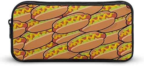 Ukusna hotdogs olovka velika kapaciteta za skladištenje torbica za olovke za olovke za školu za odrasle